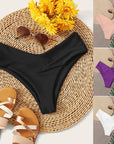 Women's Solid Color Bikini Swim Pants